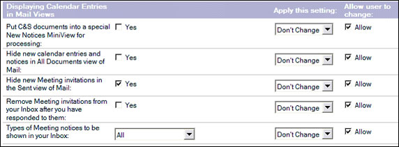 Displaying Calendar Entries in Mail Views 