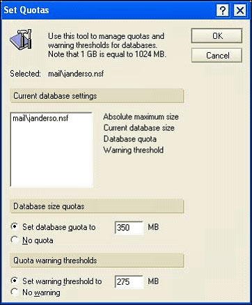 Set Quotas Ի