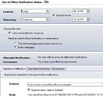 Out of Office û
