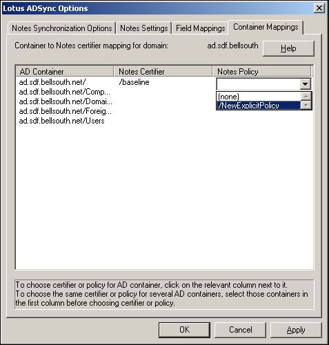 Container Mappings ǩ